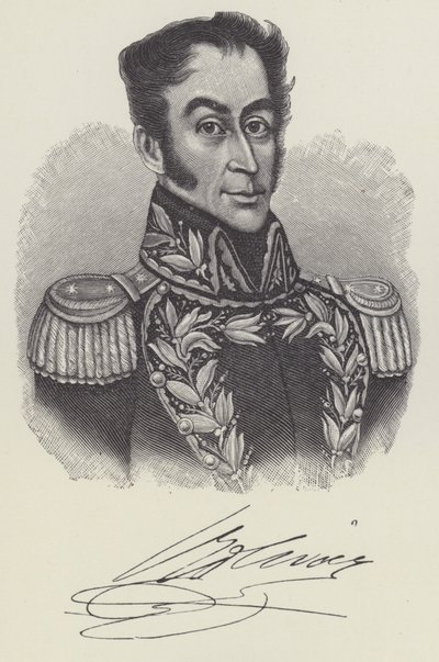 Simon Bolivar, venezuelansk militær og politisk leder af English School